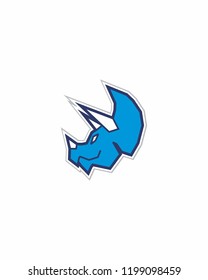 Triceratops Head Logo Template