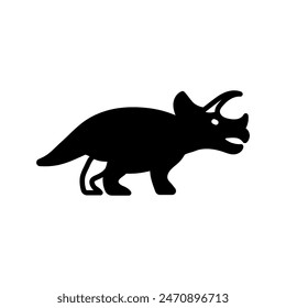 Triceratops Icon , vector, illustration