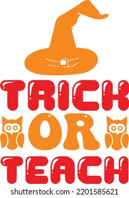 trich or teach vector file 