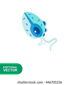 Trichomoniasis VaginalisVector Icon