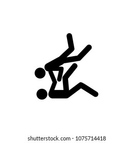 trick icon. Element of fighting ana MMA illustration. Premium quality graphic design icon. Signs and symbols collection icon for websites, web design, mobile app on white background