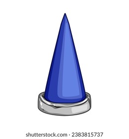 trick magician hat cartoon. black circus, cylinder performance, wand miracle trick magician hat sign. isolated symbol vector illustration