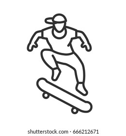 trick on the skateboard