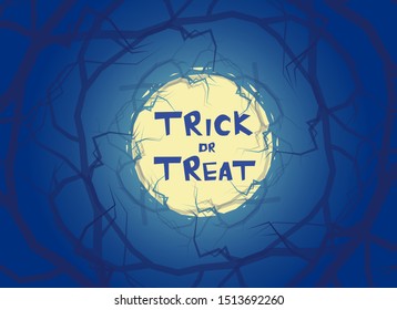 trick or treat background,spooky halloween background illustration,halloween greeting