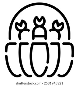 Trick or Treat Bag icon for web, app, infographic, etc