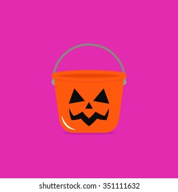 Trick Or Treat Candy Pail