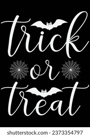Trick Or Treat eps cut file for cutting machine