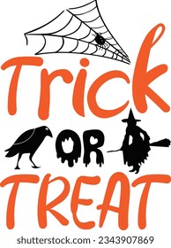 Trick Or Treat; Funny SVG Design
