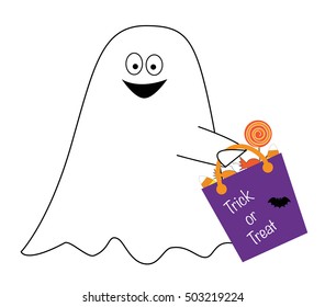 Trick or Treat Ghost