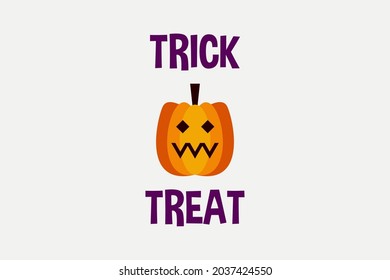 trick or treat halloween banner design