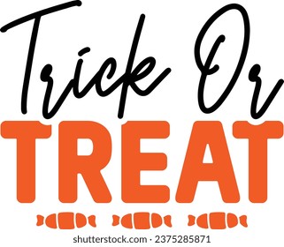 Trick or treat Halloween Design