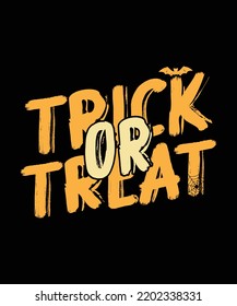 Trick or treat, Halloween Party T-Shirt Design