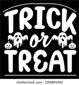 Trick Or Treat Halloween Shirt Design