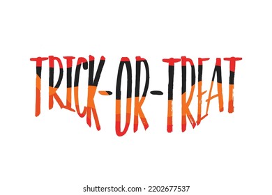 Trick Or Treat, Halloween Sign, Happy Halloween Text, Happy Halloween Background, Gooey Text, Creepy Halloween Text, Holiday Card, Vector Illustration Background