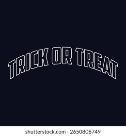 Trick or Treat Halloween social media saudação web banner template em laranja e cores pretas e laranja