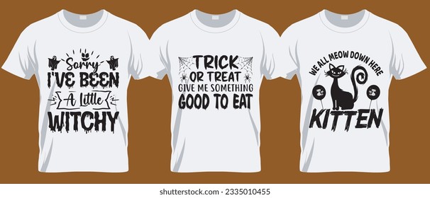 Trick or treat Halloween svg T Shirt Design, Scary Halloween,