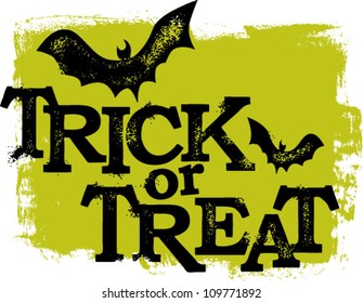 Trick Or Treat Halloween Text