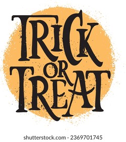 Trick or Treat Halloween Text Banner