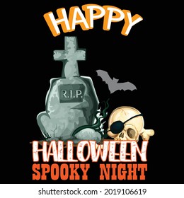 Trick or Treat Halloween T-shirt Design