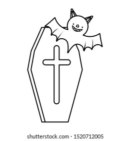 trick or treat - happy halloween line image