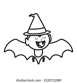 trick or treat - happy halloween line style