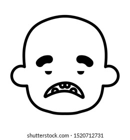 trick or treat - happy halloween line image