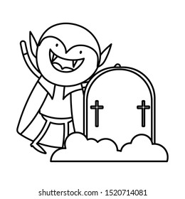 trick or treat - happy halloween line image