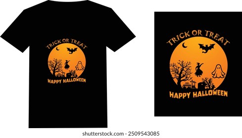 Trick or treat Happy Halloween Camiseta