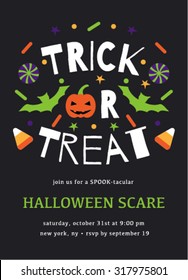 Trick or Treat Party Invitation