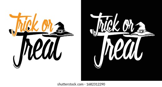 Trick Or Treat Printable Vector Illustration