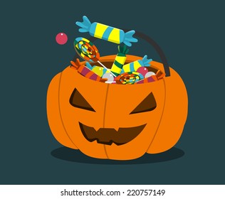 Trick or treat pumpkin