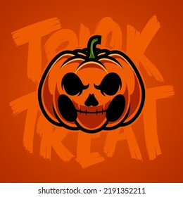 TRICK OR TREAT PUMPKINS HEAD