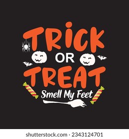 Trick or treat  svg design graphic