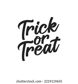 Trick Or Treat Text, Vector Illustration Background