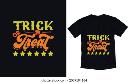 Trick or treat t-shirt design