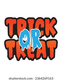 Trick Or Treat t-shirt design for Halloween