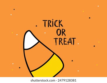 trick or treat. trick or treat typography. trick or treat vector text. trick or treat font