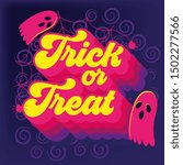 Trick or treat vector illustration 