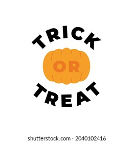 Trick or Treat. Vector illustration