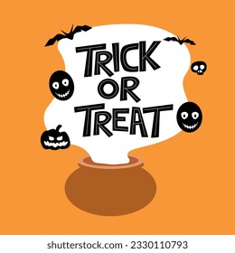 Trick Or Treat Vector Illustration
