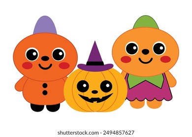 Trick or Treaters Halloween Night Fun