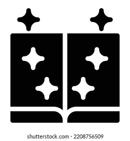 trucos Ilustración vectorial en un fondo transparente. Símbolos de calidad premium. Icono vector de gílifo para el concepto y diseño gráfico.