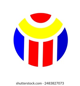 Tricolor circle logos are very difficult to design and are rarely seen. Tricolor circle logos are very difficult to design and are rarely seen. Logo for business logo or company logo