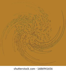 tricolor curly, coil, gyration volute shape. twine vortex rotating in concentric, radial, radiating and circular, circling fashion