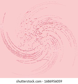 tricolor curly, coil, gyration volute shape. twine vortex rotating in concentric, radial, radiating and circular, circling fashion