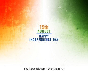 Tricolor Indian flag theme background for Independence day vector