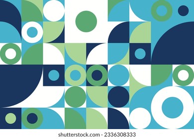 Diseño vectorial de patrones de mosaico tricolor