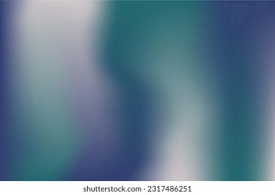 Tricolor ocean vibe grassy navy sapphire silvery ashen background texture. Foggy line paint green blue white template design for card, flyers, poster, banner, advertisement, fon, presentation. 