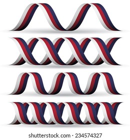 Tricolor ribbons