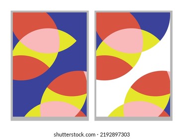 tricolor translucent abstract background design